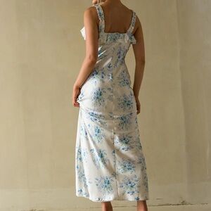 American Threads Floral Sleeveless Maxi Dress